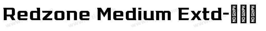 Redzone Medium Extd字体转换